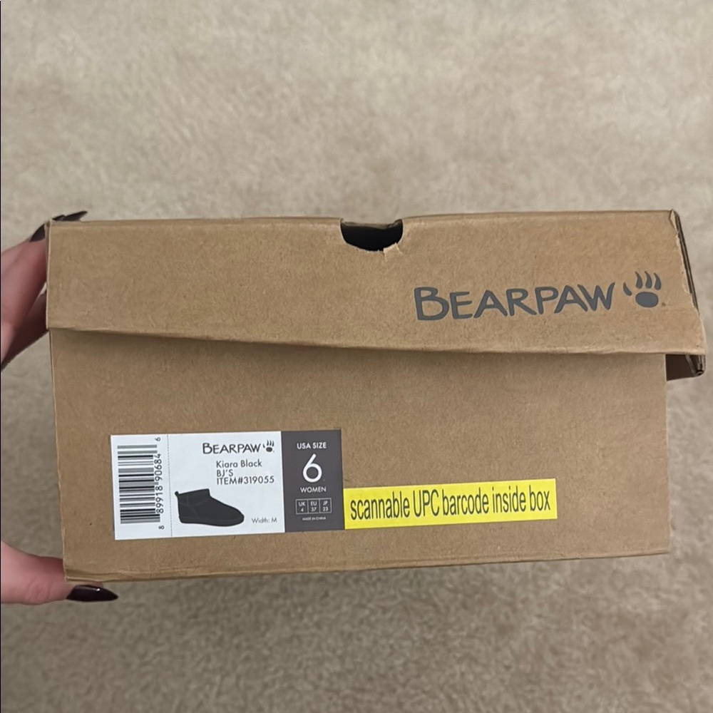 BearPaw Black Boots